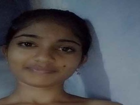Selfie-obsessed village girl films her nude body for boyfriend