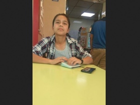 Cute girl gives a blowjob before getting fucked