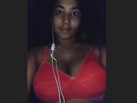 Busty village girl gets naughty in the wild