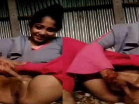 College girl from village takes selfies while pleasuring herself