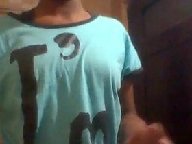 Indian girl strips down and makes men happy on the other side