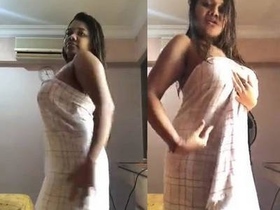 Cute Indian girl with large breasts