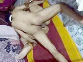 Erotic Indian aunt satisfies her husband's desires