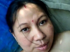 Mature married woman has outdoor sex with a younger man