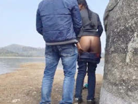 Desi couple's outdoor romance leads to steamy sex in the heat
