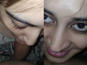 Pakistani couple indulges in a messy cum-eating session