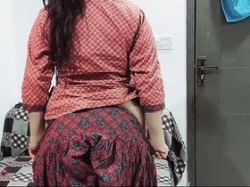 Kitty, the Indian stepsister, moans in pleasure as she takes a big cock in her ass