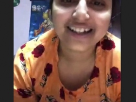 Busty beauty shows off her voluptuous curves